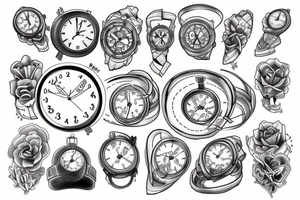 Balancing time watch important tattoo idea