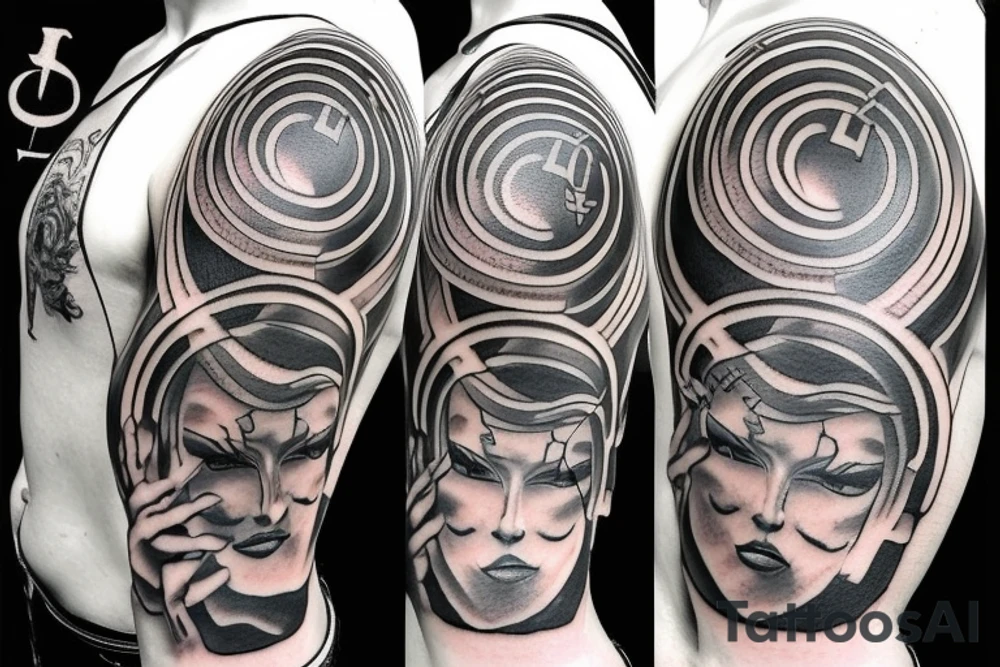 Balance God of time tattoo idea
