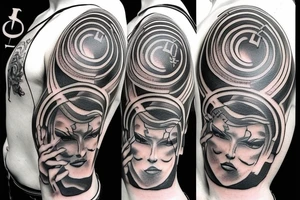Balance God of time tattoo idea