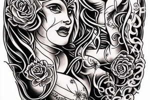 I want a tattoo of the following phrase "Sharru kishshati", in the Achilles heel tattoo idea