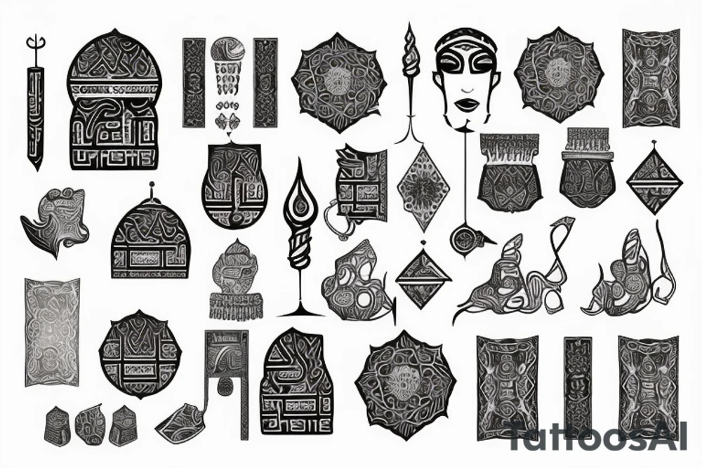 Lebanon, culture, arabic tattoo idea