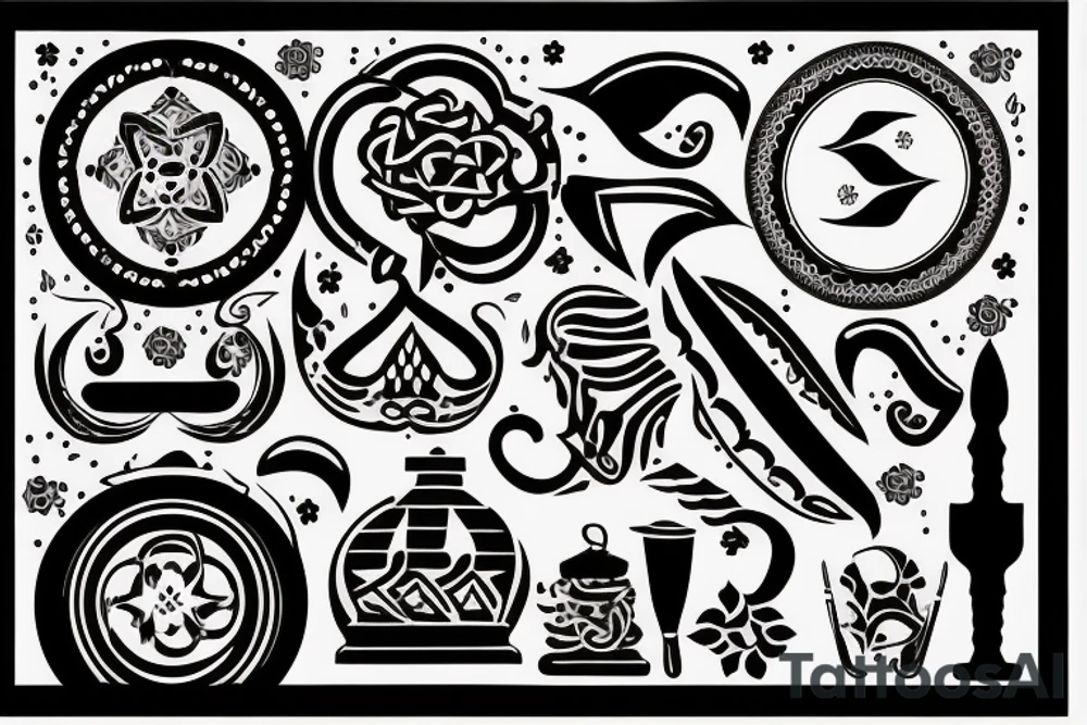 Lebanon, culture, arabic tattoo idea