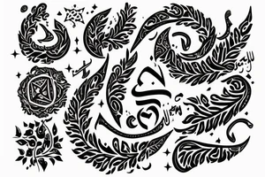 Lebanon, culture, arabic, simple tattoo idea