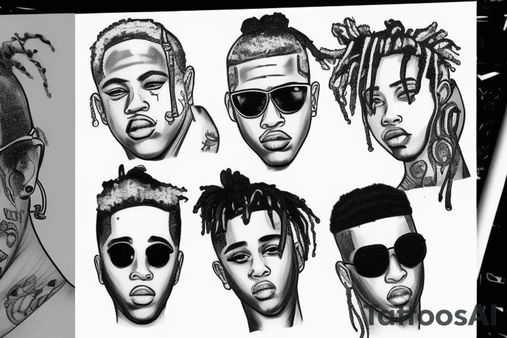 Xxxtentacion tattoo idea