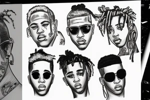 Xxxtentacion tattoo idea