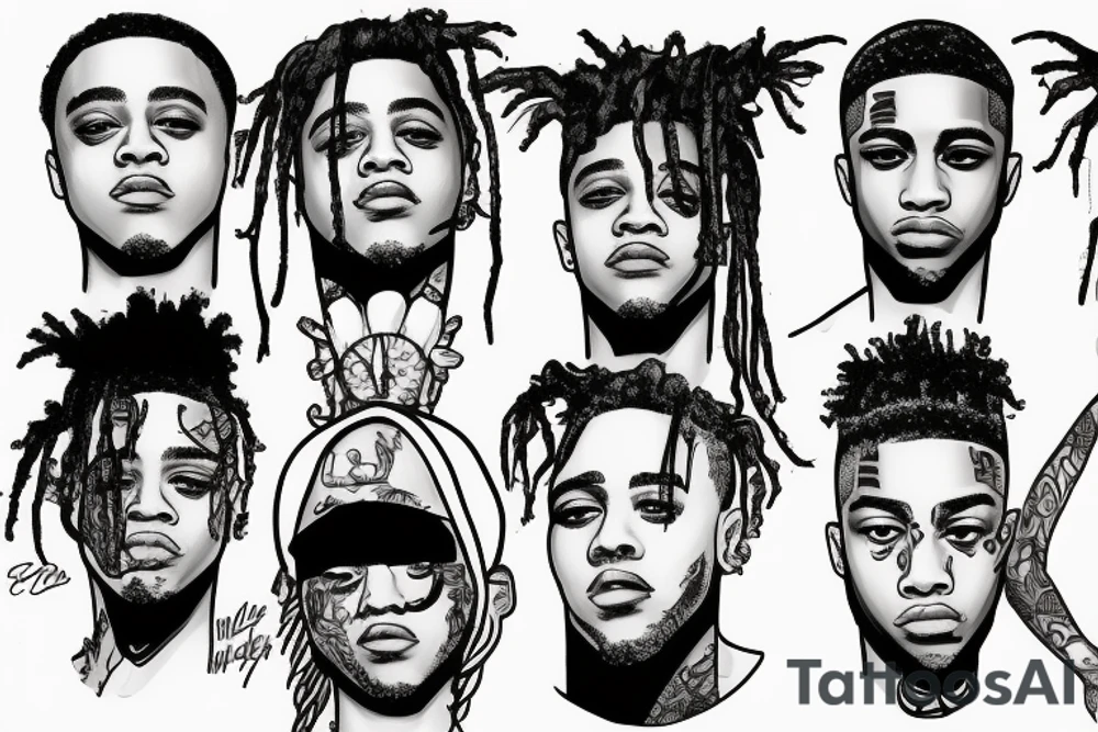Xxxtentacion tattoo idea