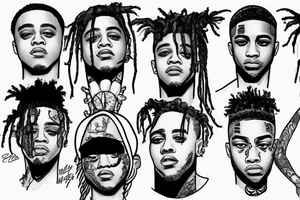 Xxxtentacion tattoo idea