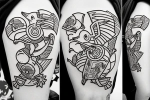 Simple pokemon tattoo tattoo idea
