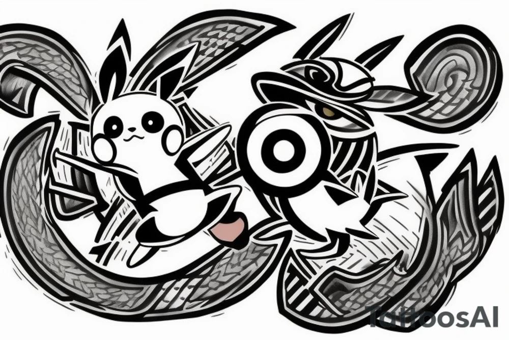 Simple pokemon tattoo tattoo idea