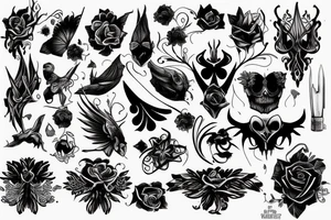dark realistic tattoo idea
