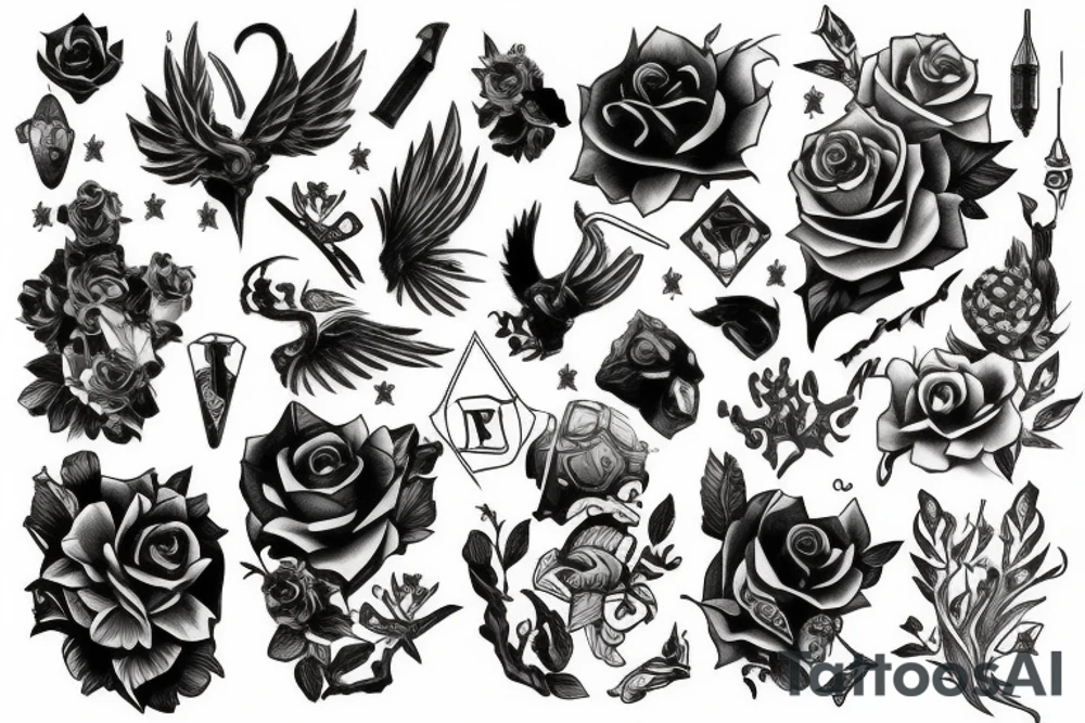 dark realistic tattoo idea