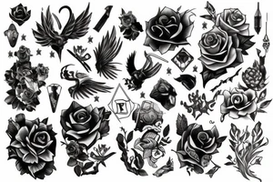 dark realistic tattoo idea