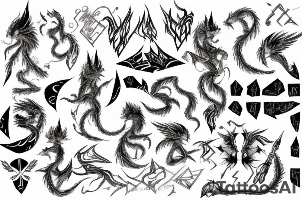 Flame of recca tattoo idea