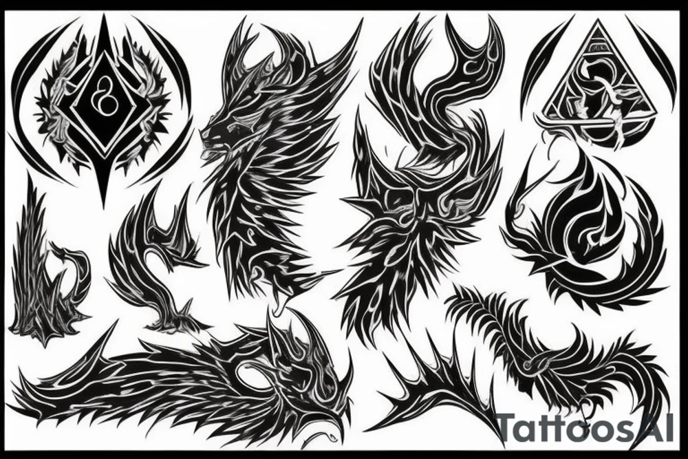 Flame of recca tattoo idea