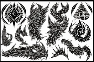 Flame of recca tattoo idea