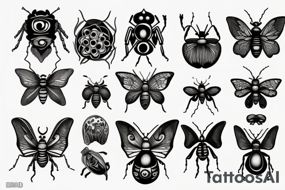 Bug eye tattoo idea