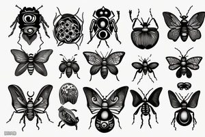Bug eye tattoo idea