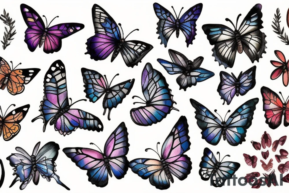 Butterfly tattoo idea