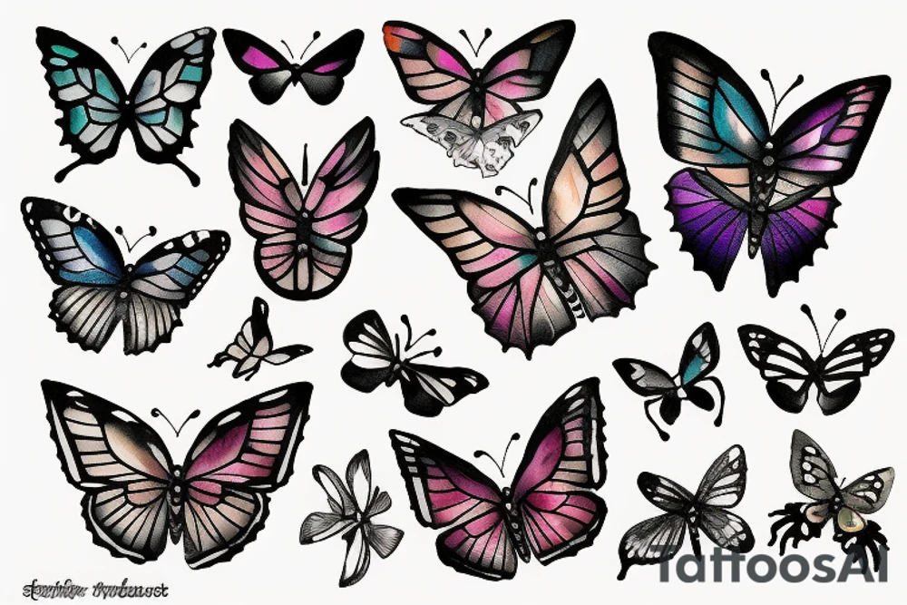 Butterfly tattoo idea