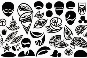 Fake person grom Greek mitology tattoo idea