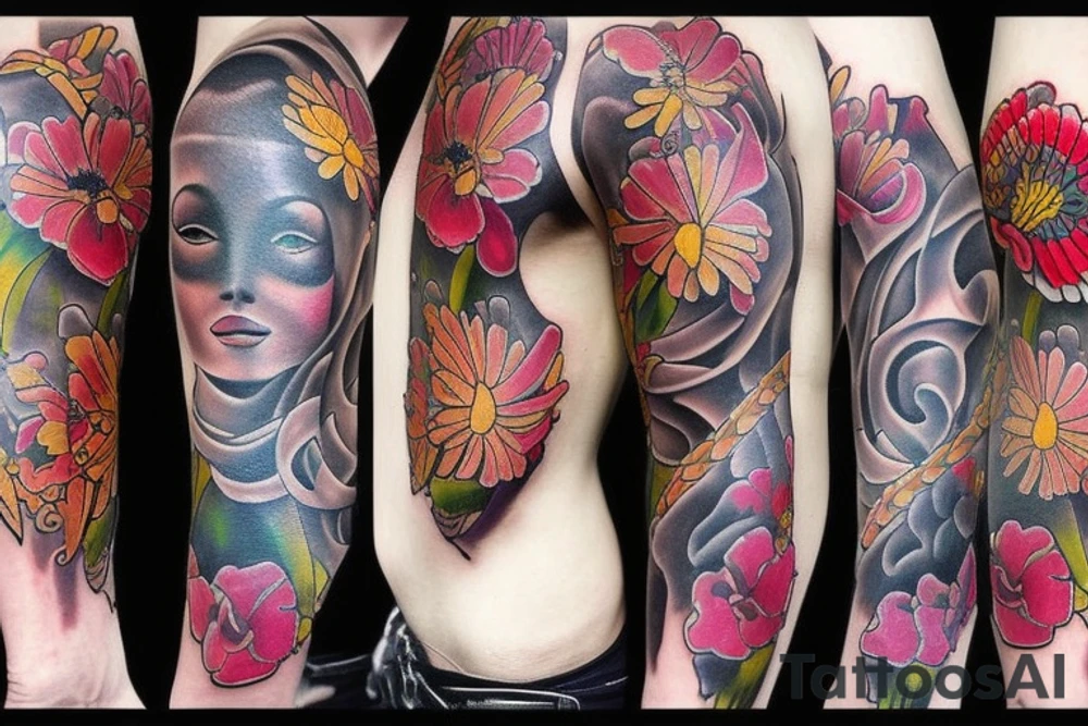 flores tattoo idea