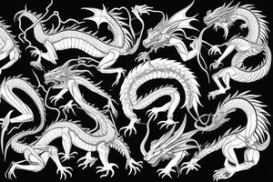 dragon fierce tattoo idea