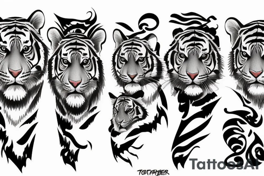 Tiger tattoo idea