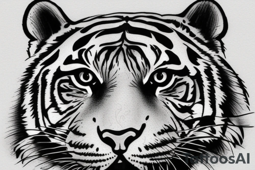 Tiger tattoo idea