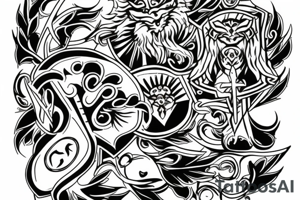 Bjugan family crest tattoo idea