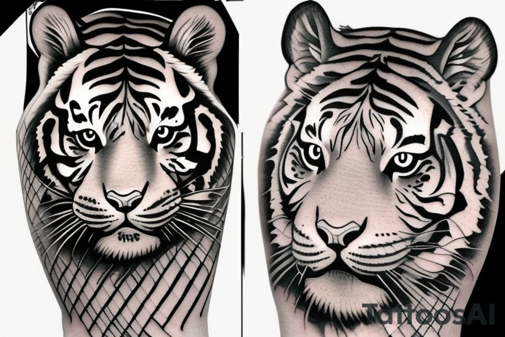 Tiger tattoo idea