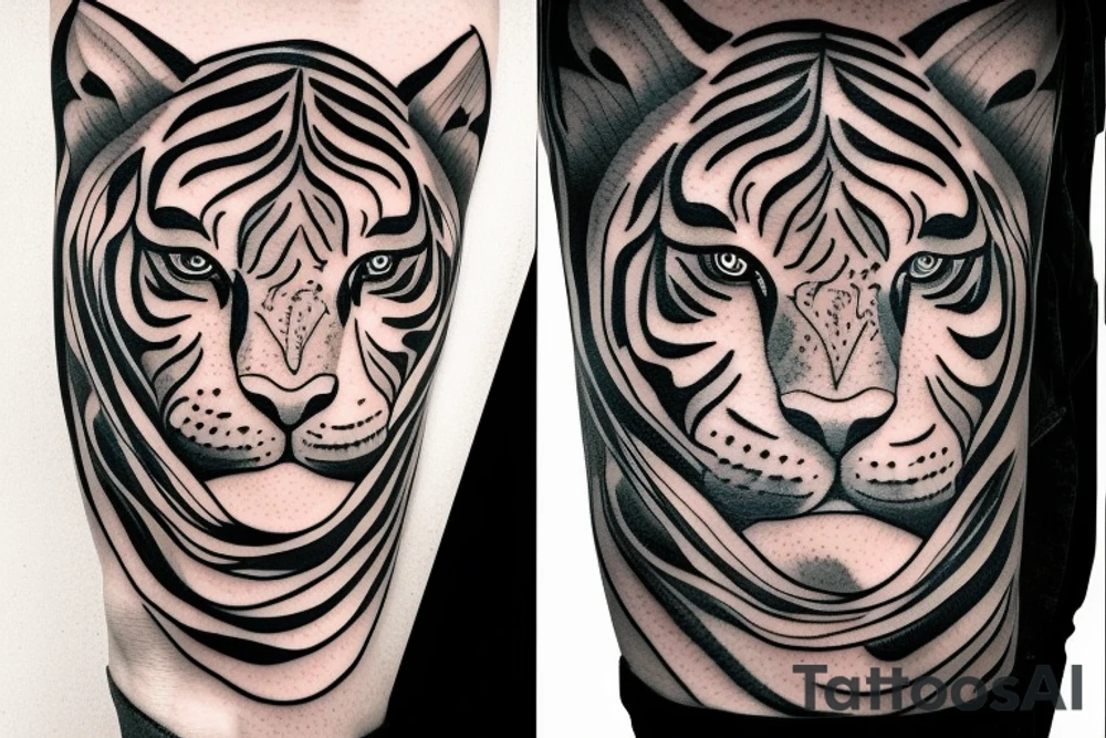 Tiger tattoo idea