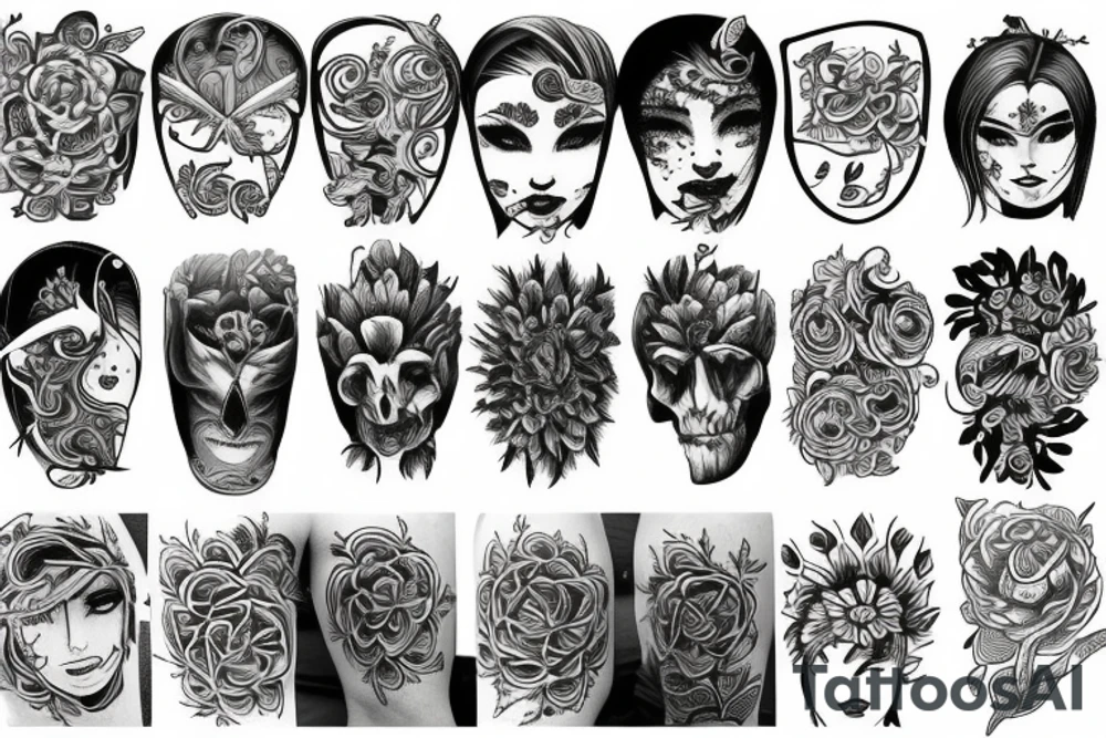 wide meadow tattoo idea