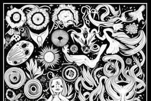 wide meadow tattoo idea