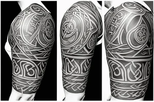 Viking shield tattoo idea