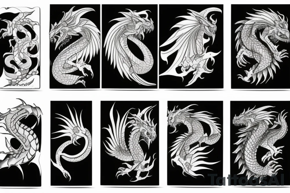 3d puzzles and from beneath dragons tail raising tattoo idea 3d puzzles and from beneath dragons tail raising tattoo idea