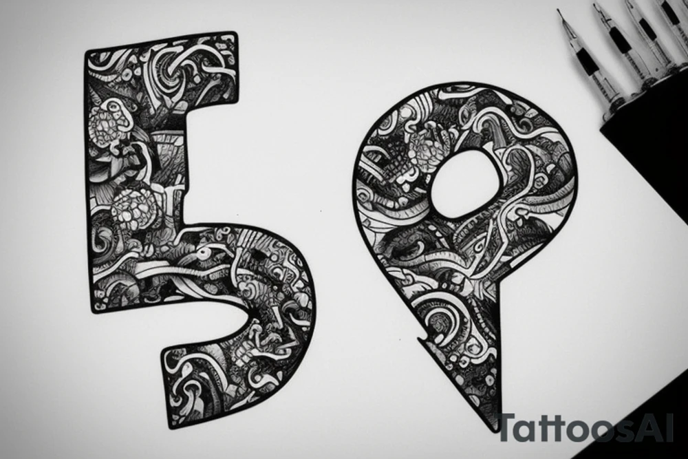 Letter fb tattoo idea