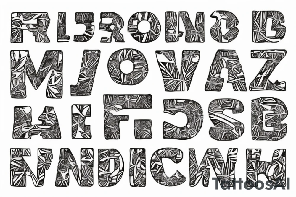 Letter fb tattoo idea