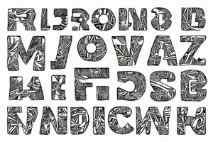 Letter fb tattoo idea