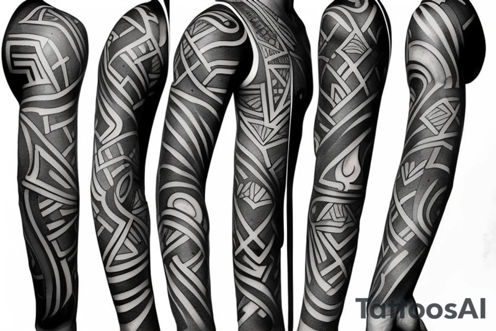 Black arm tatoo tattoo idea