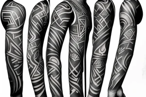 Black arm tatoo tattoo idea