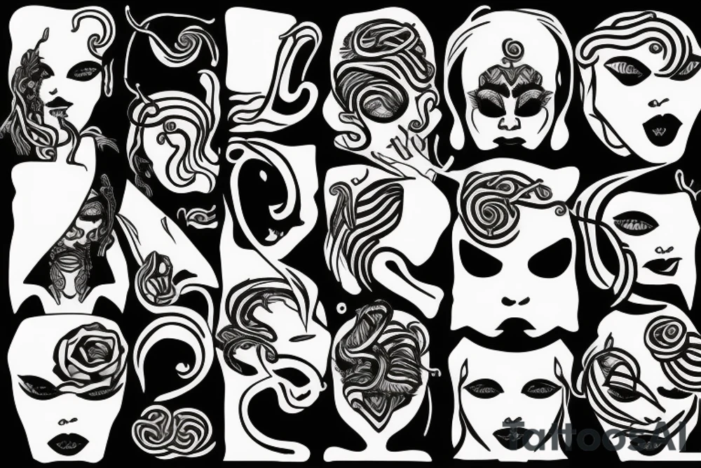 Medusa head tattoo idea