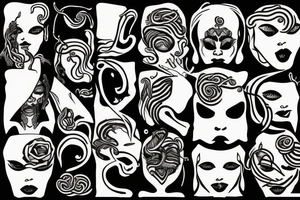 Medusa head tattoo idea