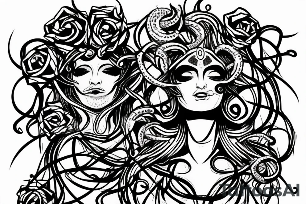 Medusa head tattoo idea