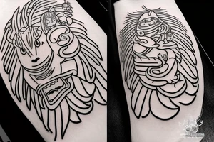 Studio Ghibli sinister haku tattoo idea