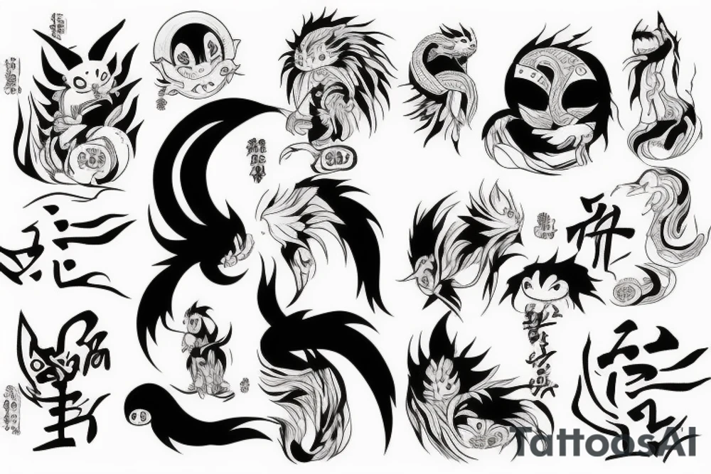 Studio Ghibli sinister haku tattoo idea