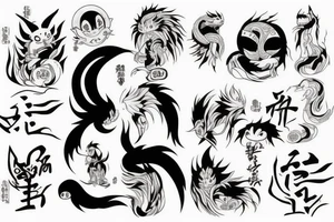Studio Ghibli sinister haku tattoo idea