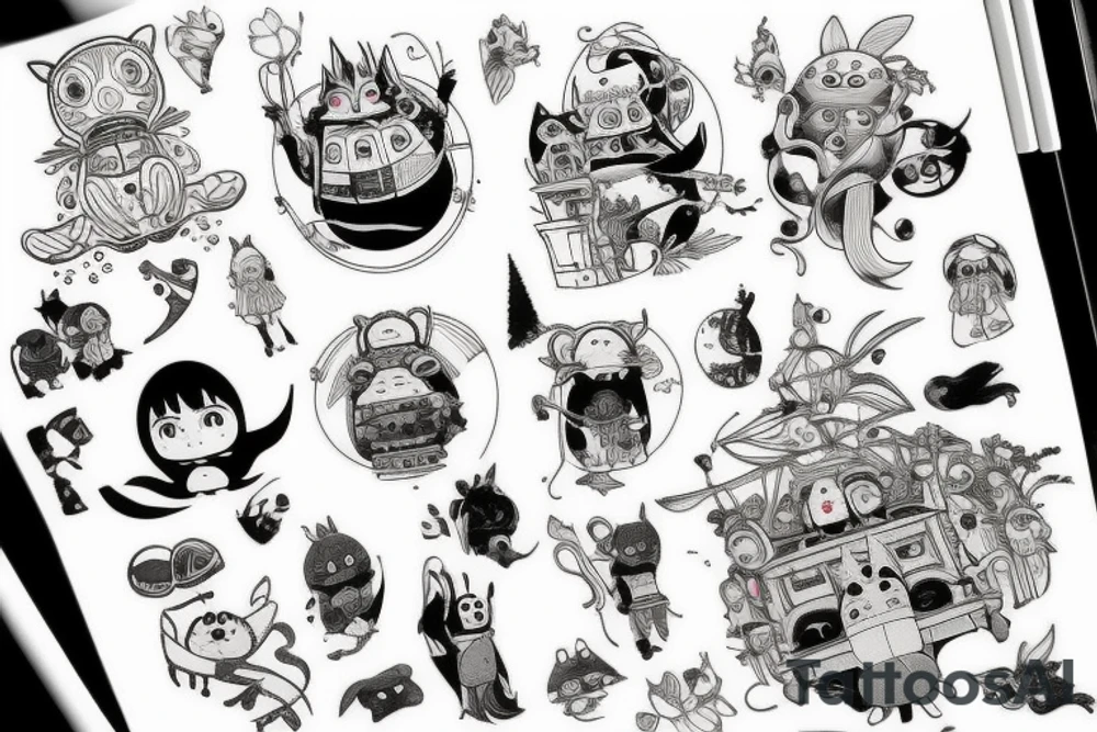 Studio Ghibli tattoo idea