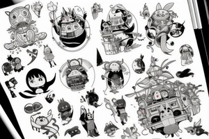 Studio Ghibli tattoo idea