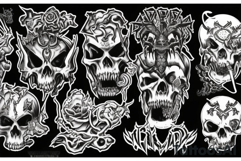 morbid angel altars of madness vortex tattoo idea