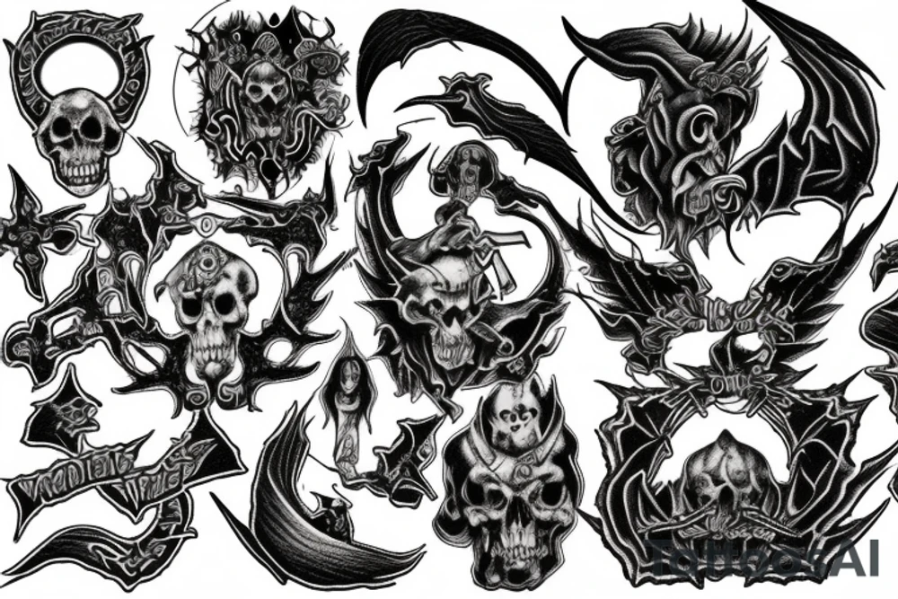 morbid angel altars of madness vortex tattoo idea